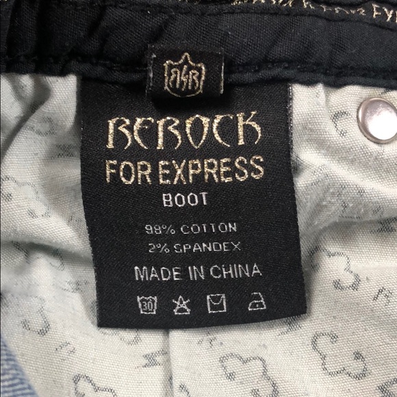 Rerock for Express Boot cut jeans size OR - Picture 4 of 6